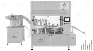 Pre-Filled Flush Syringe Filling and Capping Machine with Reverse System