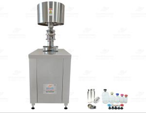 Semi-Automatic Single Head Aluminium Cap Sealing Machine