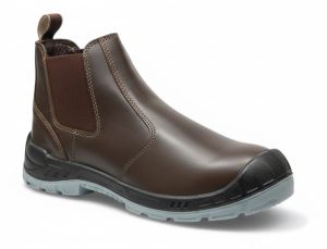 Brown Leather Chelsea Boot