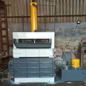 Single Box Double Cylinder Baling Machine