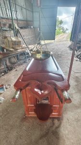 AJ13B-MULTI Purpose Wooden Massage Table +Shirodhara Stand  Cum Steam Bath Laying