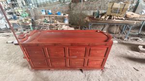 AJ13B-MULTI Purpose Wooden Massage Table +Shirodhara Stand  Cum Steam Bath Laying