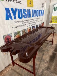 AJ24D-FIBER (FRP) Massage Table  WITH Metal Stand Fixed Type