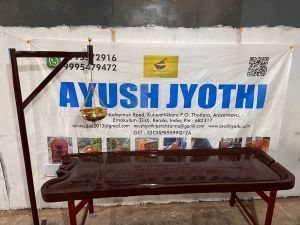 AJ24E-FIBER (FRP) Massage Table  WITH Metal Stand Fixed Type