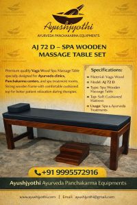 Spa Wooden Massage Table Vaga Wood-AJ72D