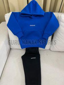 Full Sleeves Oversized Solid Hoodie with Track Pant