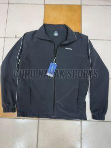 Men Slim Fit Solid Collar Jacket