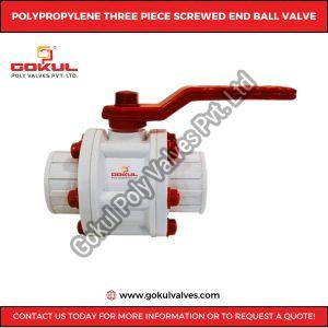 Screwed PP Ball Valve