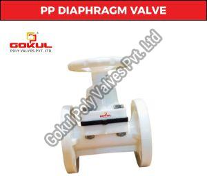 Flange End PP Diaphragm Valve