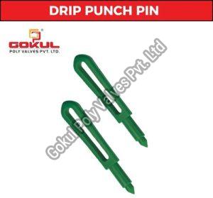 Green Polypropylene Drip Punch Pin