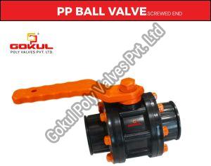 HDPE Flanged Ball Valve