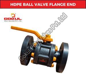 HDPE Flanged End Ball Valve