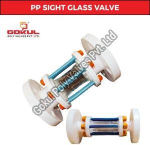 Industrial PP Flow Indicator Valve