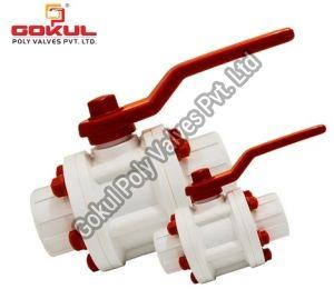 Industrial PP Threaded Ball Valve