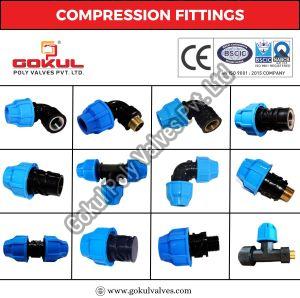 MDPE Compression Brass Female Threaded Adapter