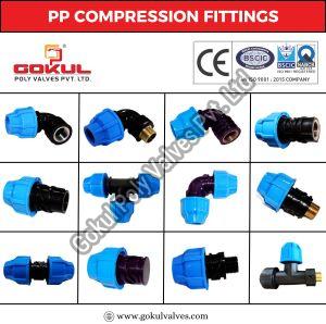 MDPE Compression Elbow Male Threaded Adapter