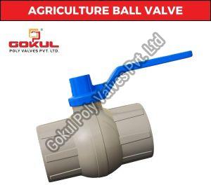 Plastic Solid Grey Ball Valve