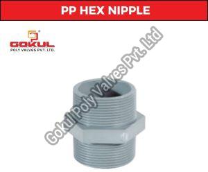 Polypropylene Hex Nipple