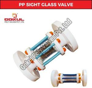 Polypropylene Sight Glass Valve