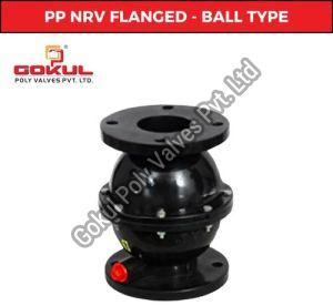 pp black nrv flange end valve