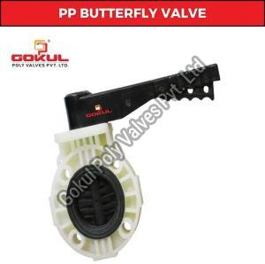 PP Butterfly Valve Lever Operated