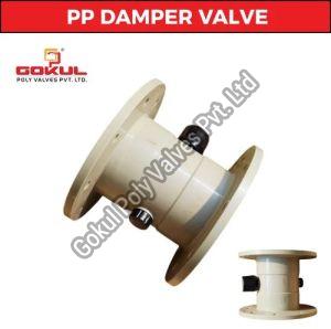 PP Damper Valve Flanged