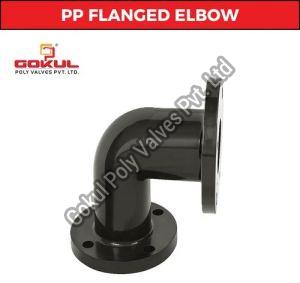 PP Elbow Flange End