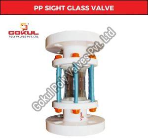 PP Flow Indicator Sight Glass Valve