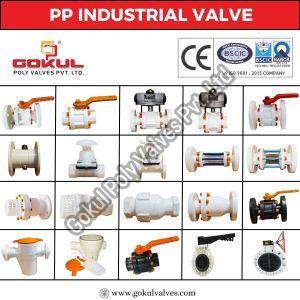 PP Flange End Ball Valve