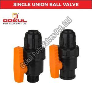 PP Single Union Ball Valve