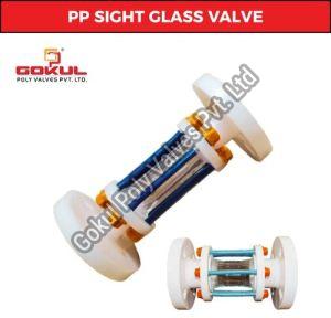 PP Transparent Sight Glass Valve