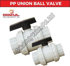 PP Union Type Ball Valve