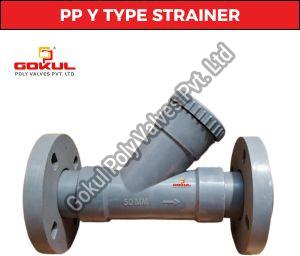 PP Y Type Strainer Flange End
