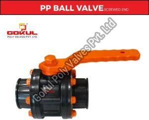 Threaded PP Ball Valve