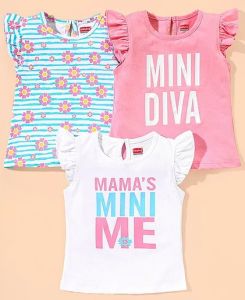Single Jersey Girls Designer Tops