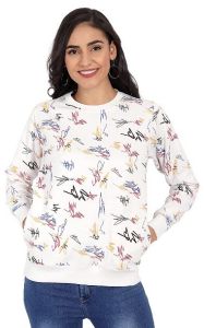 Women Round Neck Long Sleeve T-Shirt