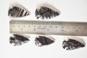 1 Inch Obsidian Arrowheads