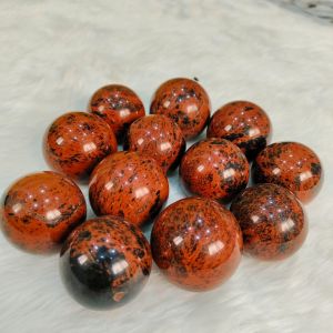 45-50mm Round Mahogany Obsidian Ball