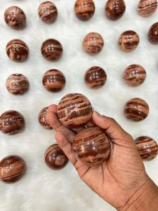 50-55mm Spheres Chocolate Jasper