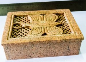 Handcrafted Soapstone Jewelry Box