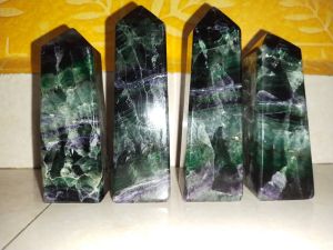 Natural Labradorite Four Sided Crystal Tower
