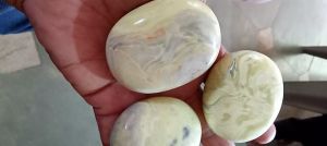 Natural Serpentine Palm Stone