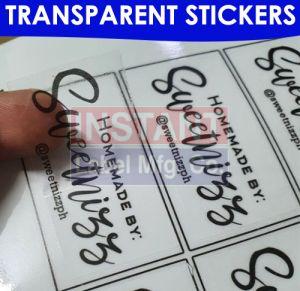 PVC Transparent Stickers