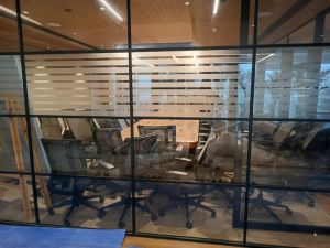 Slimline Glass Partition