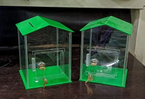 Acrylic Rectangle Donation Box