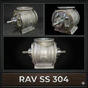 Rav SS 304 150mm Air Lock Valve
