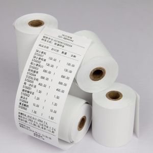 Plain White Thermal Receipt Roll