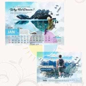 Art No. 205 Table Calendar