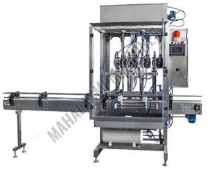 Fully Automatic Pneumatic Piston Based Liquid Filling Machine