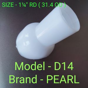 Plastic Round End Cap for Towel Stand 31.4 OD Pipe